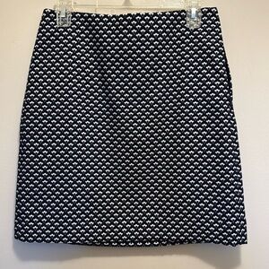 Ann Taylor blue and white skirt.
